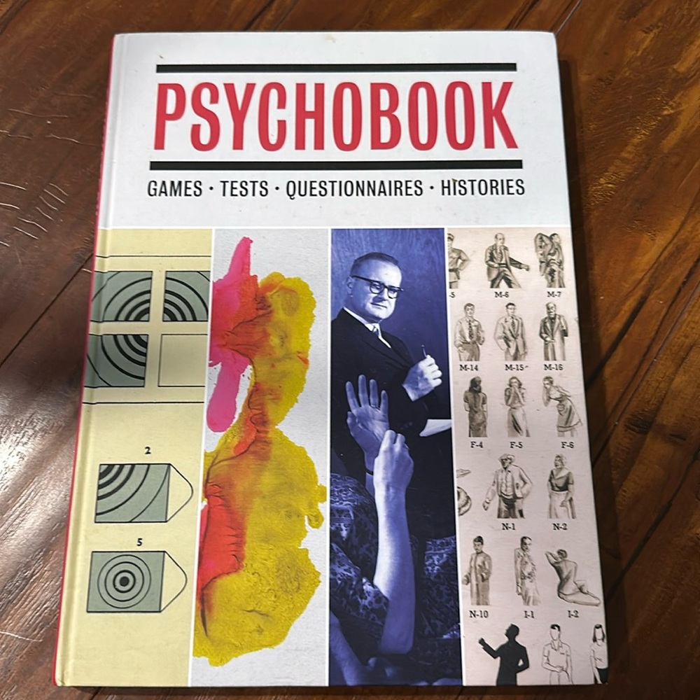 Psychobook: Games, Tests, Questionnaires, Histories heavy hardcover book‎